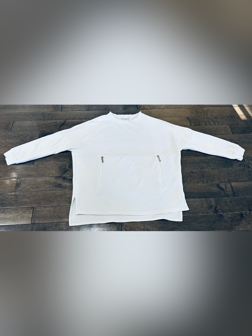 Like New Women’s Sz S White Varley Paige Longline Sweatshirt